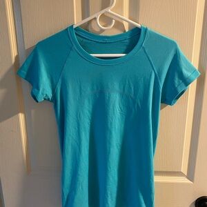 lululemon athletica Women's Short Sleeve Tee - Teal Blue